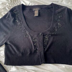 Holiday/Festive Bolero Sweater w/Sequins